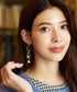 【安田美沙子さん着用】ウェーブパールピアス